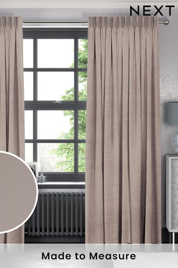 Grey Nikki Made to Measure Curtains (973558) | £109