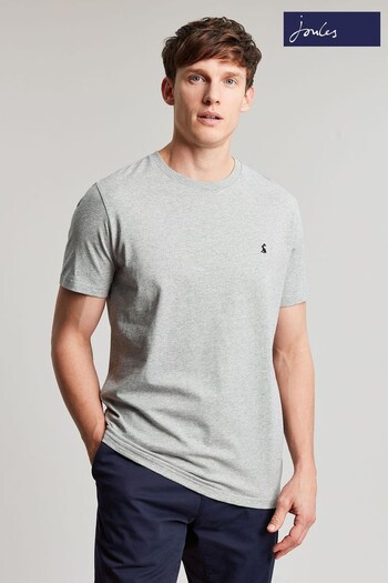 Joules Denton Grey Plain Jersey T-Shirt (973783) | £24.95