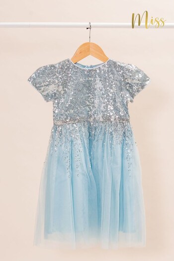 Miss Sequin Top Waterfall Tulle Dress (973903) | £38