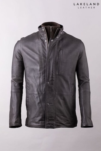 Lakeland Leather Sedbergh Brown Leather Coat (974338) | £349