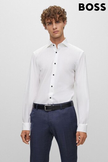 BOSS White HANK-Party Shirt (974340) | £99