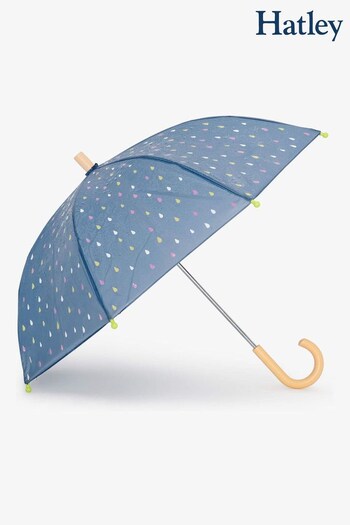Hatley Blue Tiny Drops Colour Changing Umbrella (974724) | £18