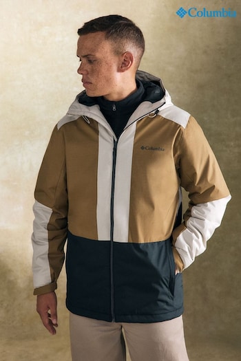 Columbia Point Park Insulated Colour Block Brown Jacket (974934) | £145