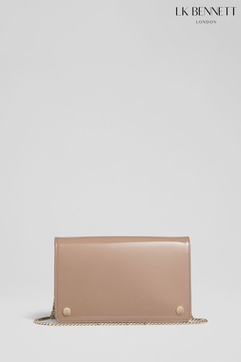 LK Bennett Cici Patent Leather Clutch Bag (975203) | £199
