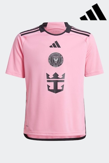 adidas Bright Pink Messi Inter Miami 23/24 Grey Jersey (975284) | £65