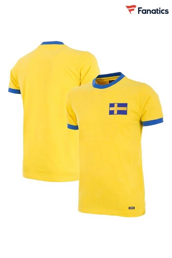 Fanatics Yellow Sweden 1970's Retro Shirt (975433) | £60