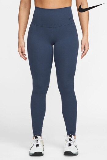 Nike Blue Premium Zenvy Gentle-Support High Waisted Full Length Leggings (975754) | £90