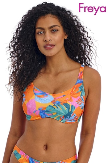 Freya Multi Zest Aloha Coast DD+ Wired Crop Bikini Top (975873) | £40