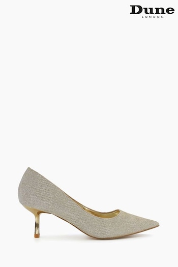 Dune London Gold Anastasias Hatton Full Court Shoes (976133) | £80