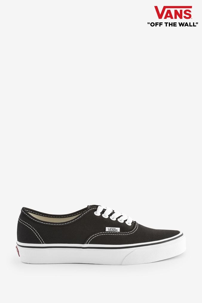 Vans authentic black and white womens best sale