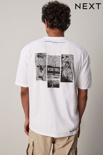 White Back Print T-Shirt (976622) | £18