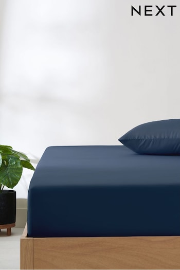Navy Blue Deep Fitted Simply Soft Microfibre Sheet (976688) | £8 - £14