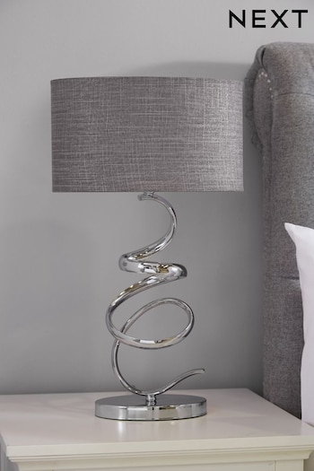 Chrome Ribbon Small Touch Table Lamp (977507) | £50