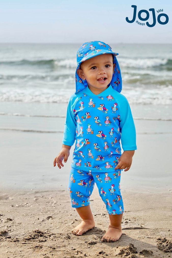 Buy Newborn Boys Younger Girls Sunsafe Suits Blue Baby Online