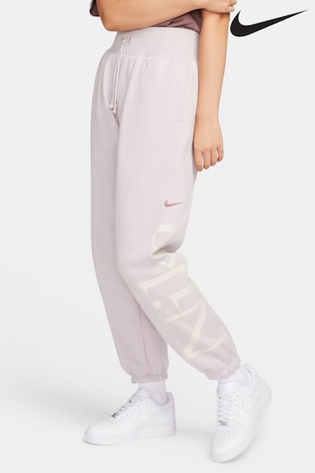 Nike Pale Pink Oversized Logo Sweatpants (977629) | £60