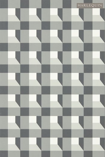 Harlequin Grey Blocks Wallpaper (977980) | £99