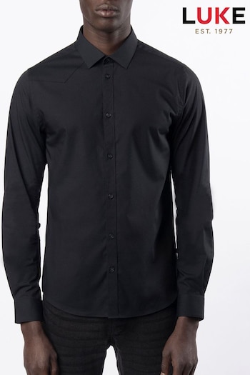 Luke 1977 Well Spent Youth Black Shirt (978212) | £80