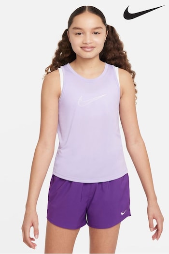 Nike producto Lilac Purple Dri-FIT Performance One Vest Top (978228) | £28