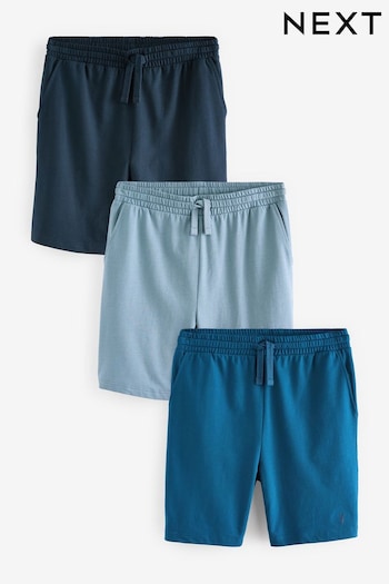 Blue Lightweight ruched Shorts 3 Pack (978673) | £39