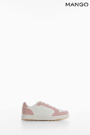 Mango White Laces Basic Sneakers (978708) | £30