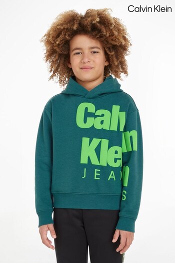 Calvin Klein Kids Logo Hoodie (978954) | £75