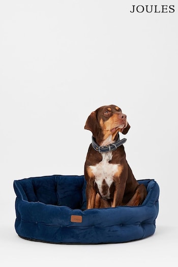 Joules Navy Chesterfield Pet Bed (979458) | £40