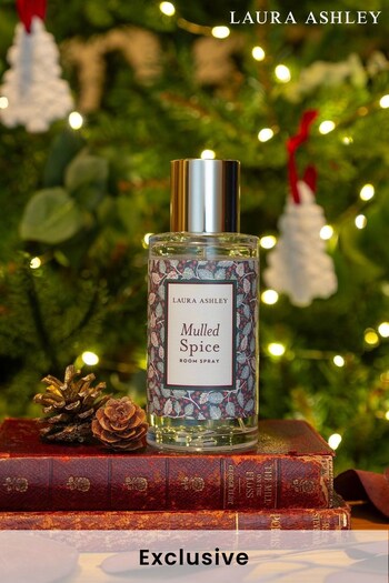 Laura Ashley Red Christmas Mulled Spice Glass 100ml Room Spray (979912) | £8