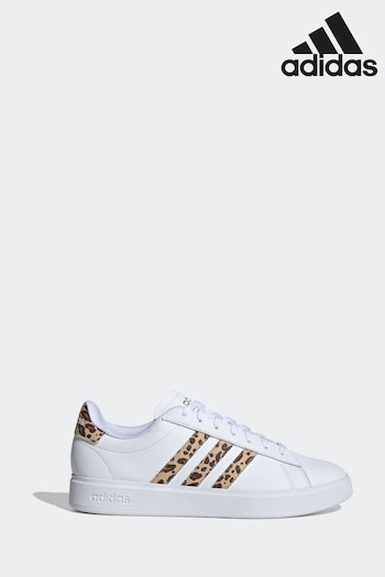 adidas Off white Shirts Sportswear Grand Court Cloudfoam Lifestyle Court Comfort Trainers (980357) | £80