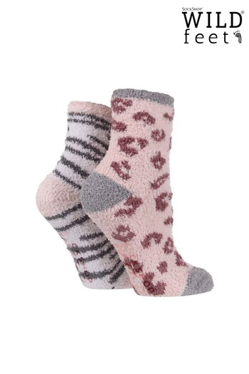 Wild Feet Natural Cosy Lounge Socks (980373) | £14