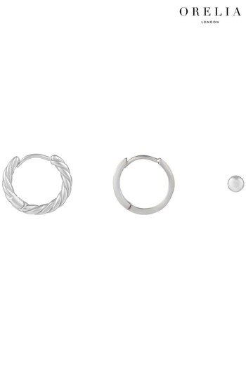 Orelia & Joe Rope Earrings 3 Pack (980680) | £25