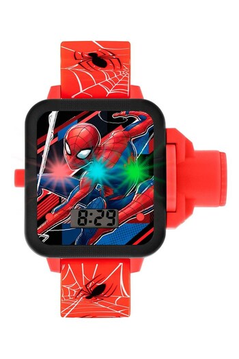 Peers Hardy Red Disney Marvel Spiderman Strap Projection Watch (980689) | £15