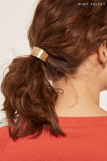 Mint Velvet Gold Tone Cuff Hairband (980735) | £12