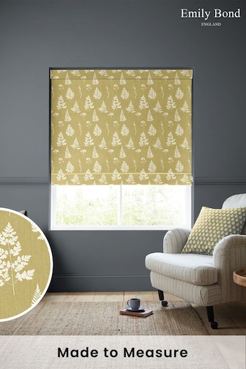 Emily Bond Yellow Tynesfield Made to Measure Roman Blinds (980971) | £79