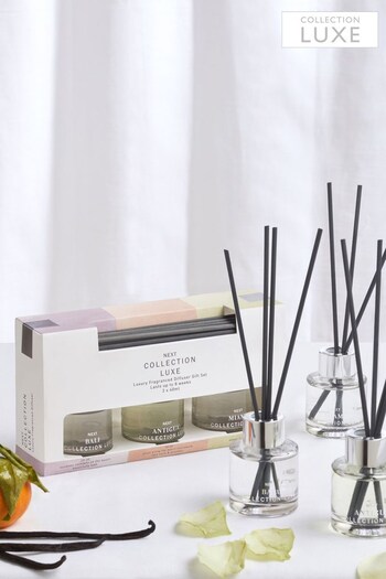 Collection Luxe Set of 3 40ml Fragranced Reed Diffusers (981000) | £18