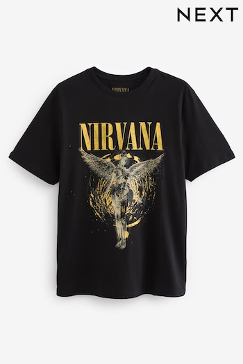 Black Nirvana Band T-Shirt (981009) | £22