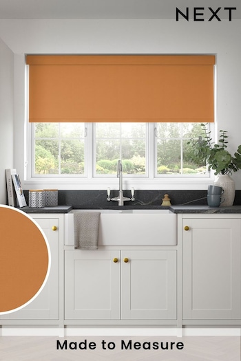 Ginger Orange Echo Made to Measure Blackout Roller Blind (981090) | £57