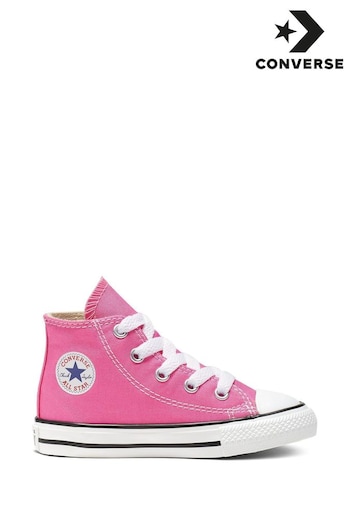 Converse Pink Chuck Taylor All Star High Infant Trainers (981091) | £37