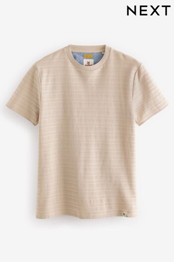 Light Stone Textured Relaxed Fit T-Shirt (981593) | £18