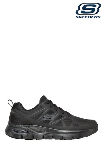 Skechers Black Arch Fit Axtell Slip Resistant Mens  Trainers (982602) | £84