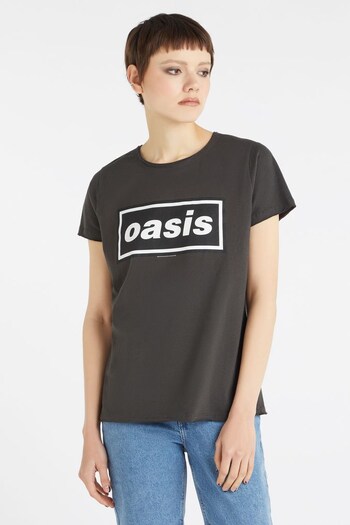 Amplified Grey Oasis Logo T-Shirt (982706) | £25