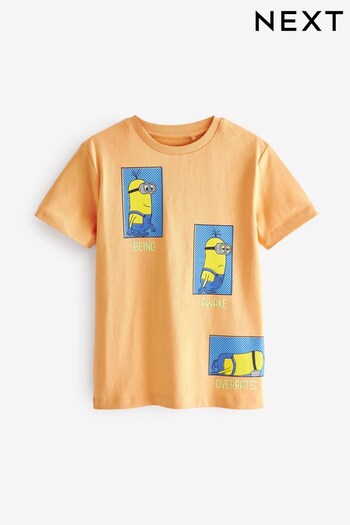 Peach Orange Minions Short Sleeve T-Shirt (3-16yrs) (982740) | £13 - £18