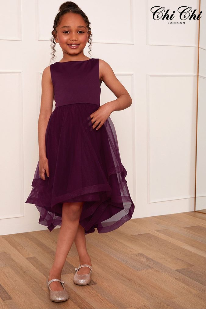 Girls red deals occasion dress