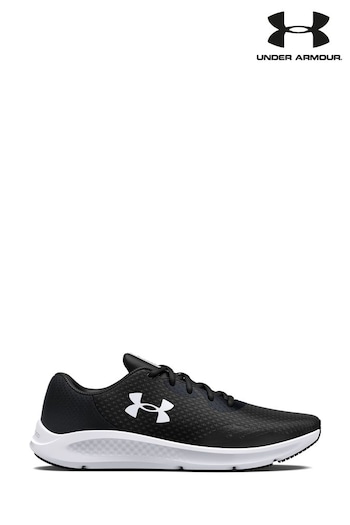 Under Armour Charged Pursuit 3 Black Trainers (983290) | £58