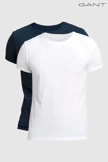 GANT Crew Neck T-Shirts 2 Pack (983537) | £40