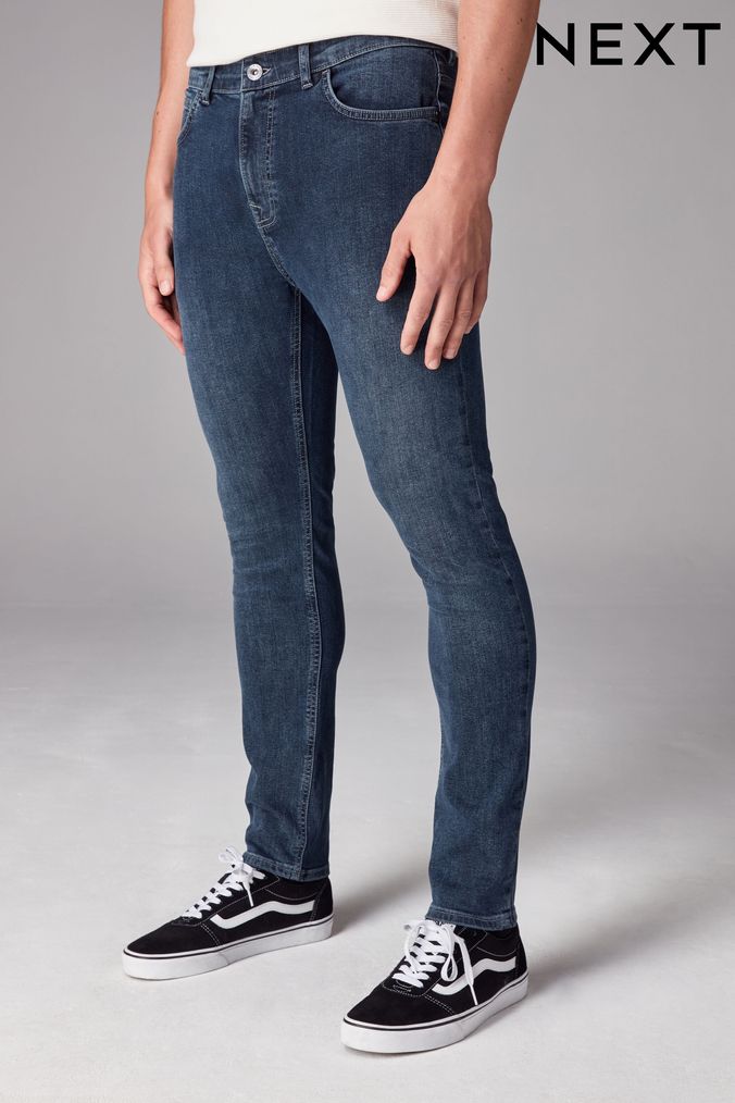 Men s Skinny Jeans Ripped Stretch Skinny Jeans Next