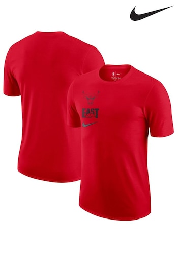 Nike Red Chicago Bulls Block T-Shirt (983967) | £30