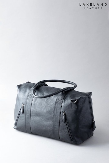 Lakeland Leather Discoverer Large Leather Black Holdall (984128) | £139