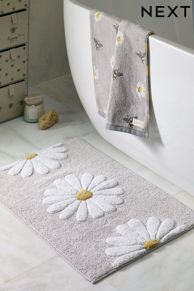 Patterned bath mat store
