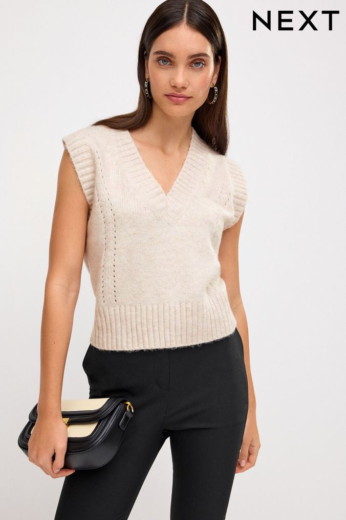 Womens cream sales vest tops uk