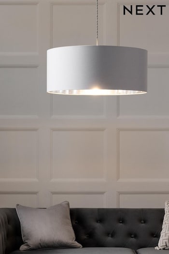 Silver Rico Easy Fit Pendant Lamp Shade (984544) | £40